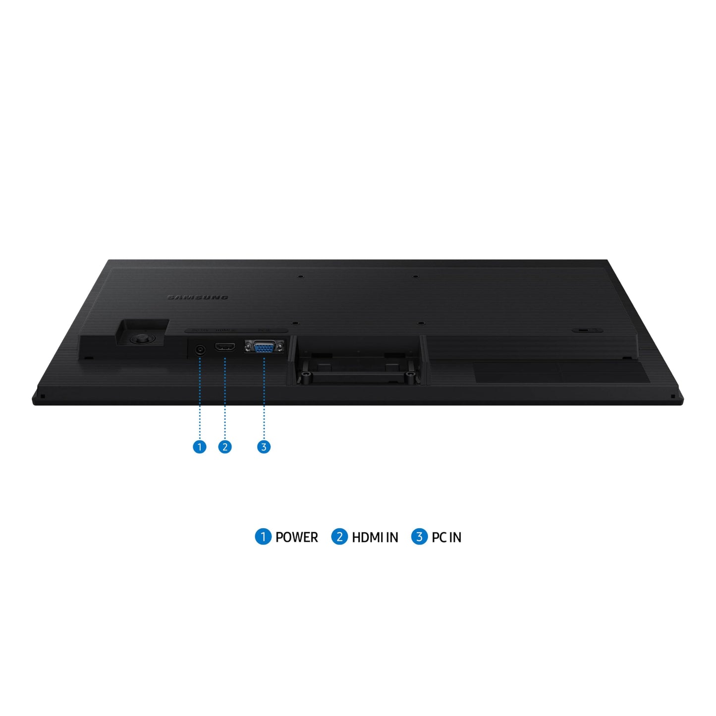 Samsung 32-Inch Flat Computer Monitor, 75Hz, Borderless Display, AMD FreeSync, Game Mode, Advanced Eye Care, HDMI and DisplayPort, LS32B304NWNXGO, 2024