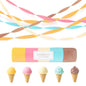Pink Yellow Blue Brown White