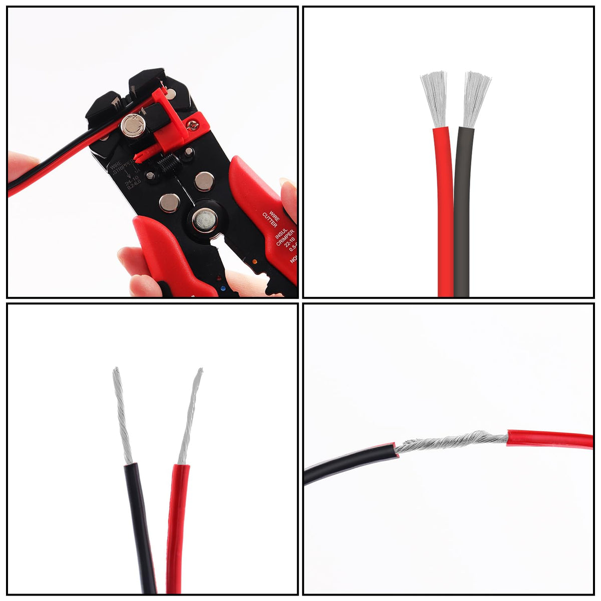 VIABRICO 16 AWG Gauge Electrical Wire, 100FT 2 Conductor Red Black Hookup Cable for 12V/24V DC LED Strips, Landscape, Marine, Car Speaker, Automotive