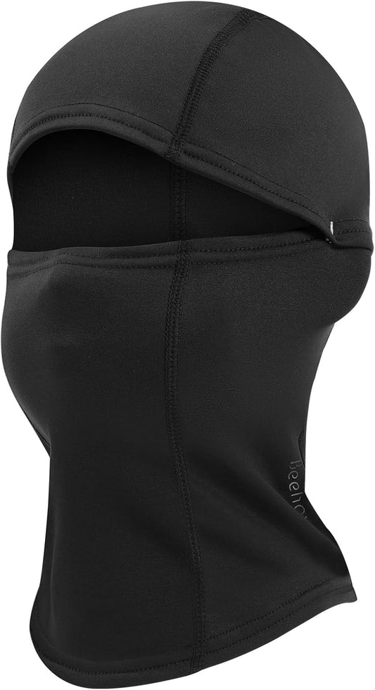 Kids Balaclava Ski Mask Kids Scarf Kids Fleece Neck Gaiter Cold Weather Full Face Mask for Boys Girls Black