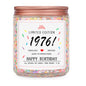 Homsolver 40th Birthday Gifts for Women Ideas, Decorations Gifts for 40 Year Old Woman, 40th Birthday Candles - Limited Edition 1986 Handmade (Vanilla Birthday Cake Scent with Sprinkles)