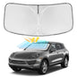 for Toyota Tacoma 2016-2023 2024 2025 2026 Sun Shade Sunshade Windshield Cover - 4 Layers Front Window Shade Custom Fit Tacoma 2Dr 4Dr Pickup Sun Visor 240T Shade Blocks UV Rays Car Accessories