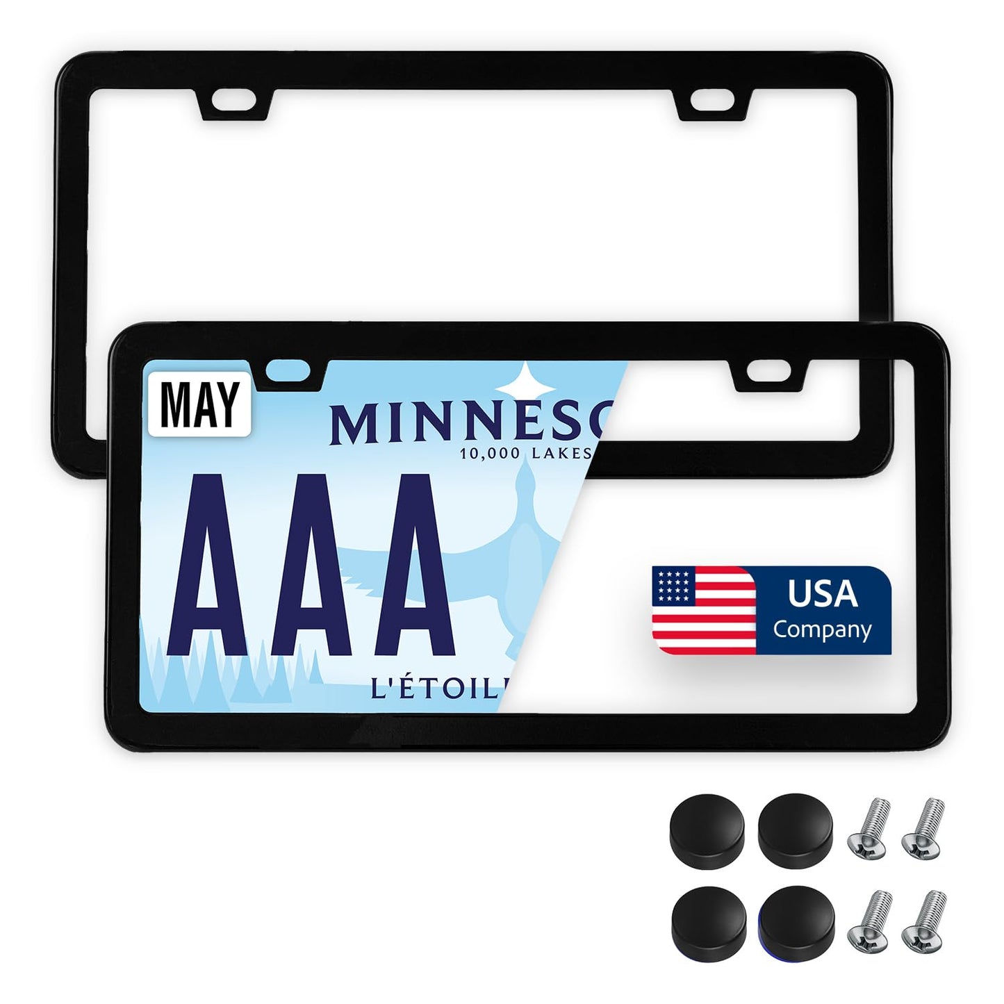 Pack of 2Black Metal
