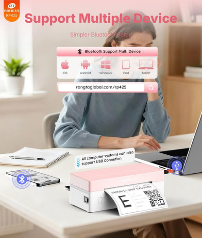 Rongta 4x6 Bluetooth Thermal Label Printer