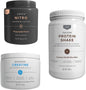 Isagenix Complete Performance Stack — AMPED Nitro Pre-Workout + Creatine Powder + IsaLean Whey Dutch Chocolate — Pre, During & Post-Workout Bundle