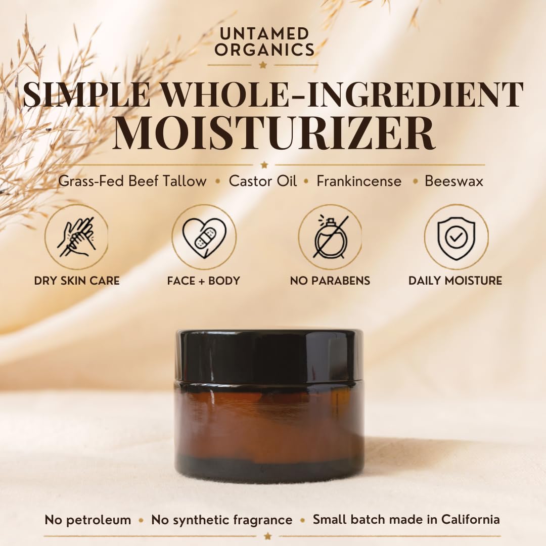 Untamed Organics Beef Tallow Balm: A Game-Changer for Dry, Sensitive Skin