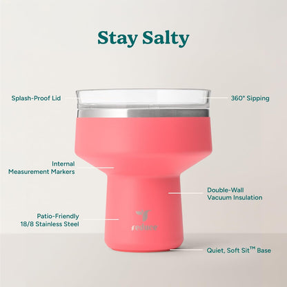 REDUCE Saltini 16 oz Cocktail Tumbler - A Game-Changer for Parties