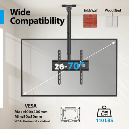 USX STAR Corner TV Wall Mount Long Arm TV Mount Bracket for 37-84 Inch TVs, Full Motion TVs Wall Mounts with 32” Articulating Arms Extension & Tilt & Swivel, Max VESA 600x400mm, Holds up to 100 lbs
