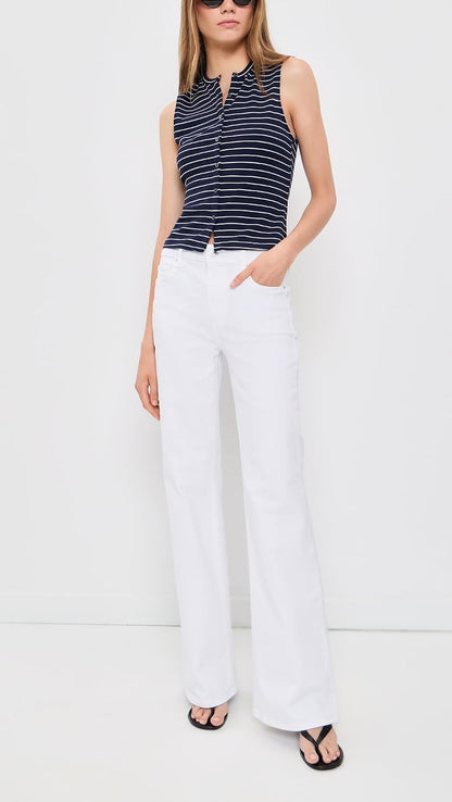 Paige Womens Sofia 33" Jeans in Crisp White