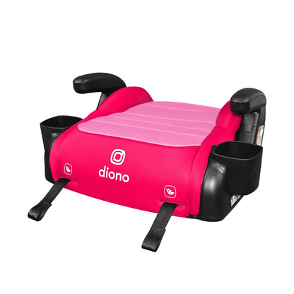 Diono Connect3 RXT Backless Booster, Slim Fit 3-Across in Many Mid-Sized Sedans and SUVs, for Children from 40-120 lbs., Lightweight with Latch connectors