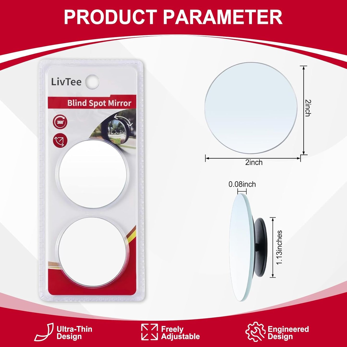 LivTee Blind Spot Mirror: A Game-Changer for Safer Driving