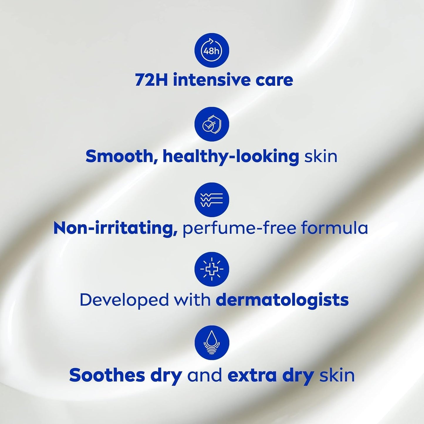 NIVEA Repair & Care Ungeduftete Body Lotion | Lang anhaltend | 72H Feuchtigkeit | Für trockene, gespannte und empfindliche Haut | Parfümfreie tägliche Feuchtigkeitspflege | Zieht schnell ein | 625ml Pumpflasche