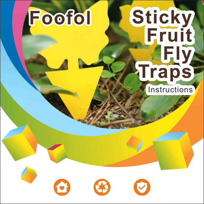 Fruit Fly Traps That Actually Work: 36 Pack Yellow Sticky Bug Traps