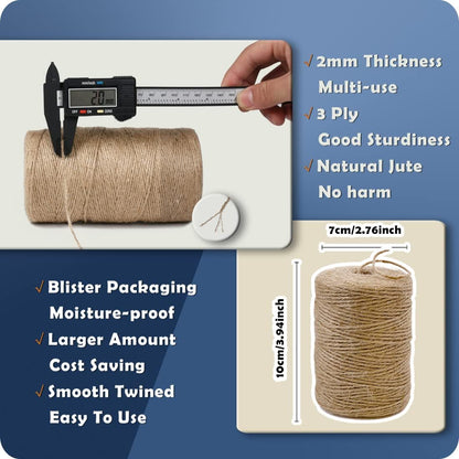 Natural Jute Twine for All Your Crafting and Gardening Needs