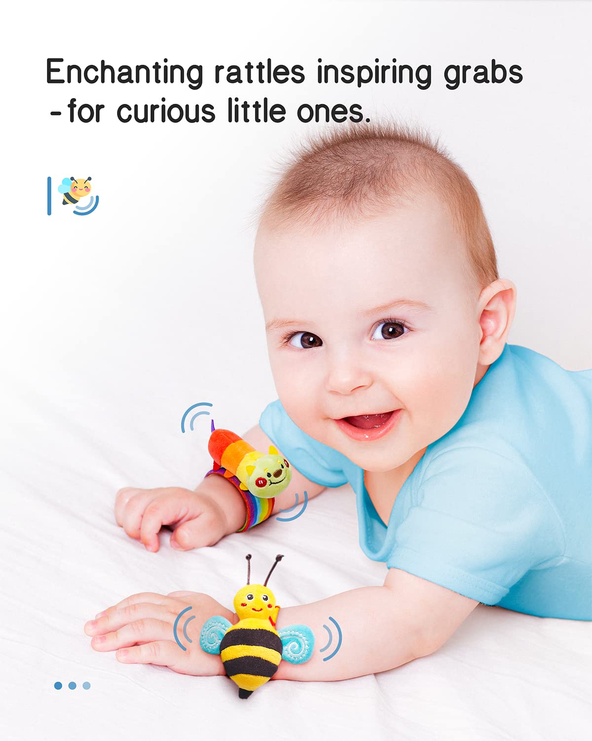 Infinno Baby Wrist Rattle Socks and Foot Finder Set: A Delightful Way to Stimulate Your Little One's Senses