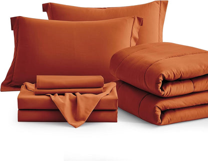 Cozy Up with the Maple&Stone 7-Piece Full Size Down Alternative Comforter Set