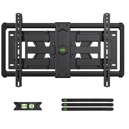 Full Motion TV Wall Mount for Most 37"-84" Flat Screen TV, Swivel or Tilt TV Wall Bracket with Dual Articulating Arms, for 12"-16" Wood Studs, Max VESA 600x400mm, Load 120 lbs by USX MOUNT