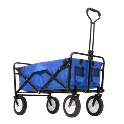 Mac Sports Collapsible Folding Outdoor Utility Wagon, Black