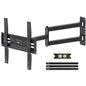 USX MOUNT Swivel TV Wall Mount for 26-60 Inch TVs up to 80 lbs, Single Articulating Arm, Full Motion TV Wall Mount Bracket with Swivel and Tilt, Max VESA 400x400mm