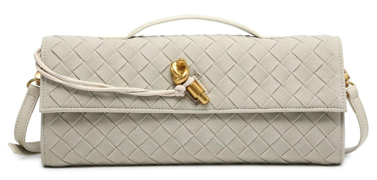 E Suede Beige White