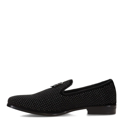 Stacy Adams Men's Swagger Studded Ornament Slip-on Driving Style Loafer