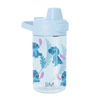 Simple Modern Peppa Pig Kids Tritan Plastic Summit Water Bottle | 12 oz BPA-Free Cup with Covered Leak Proof Straw Lid for Girls, Toddlers | Bubbles