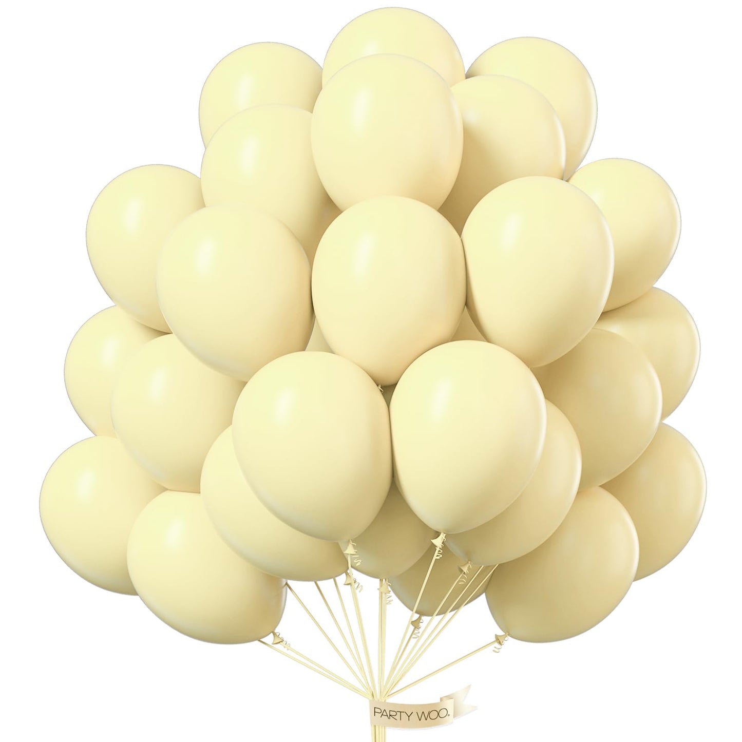PartyWoo Gold Balloons 50pcs 12 Inch Gold Latex Helium Balloons for Birthday Wedding Anniversary Baby Shower Graduation Bachelorette Retirement Engagement Tea Casino Disco Party Decorations Gold-G101