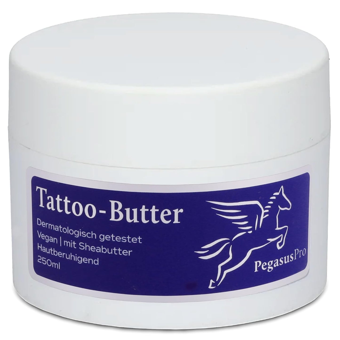 Pegasus Pro Tattoo Creme Special 250ml ml Tattoo Care Cream Butter with Beta-Glucan Vegan