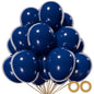 110pcs Black Balloon 12 inch, Black Latex Balloons for Birthday Party Baby Shower Wedding(with 2 Ribbons).