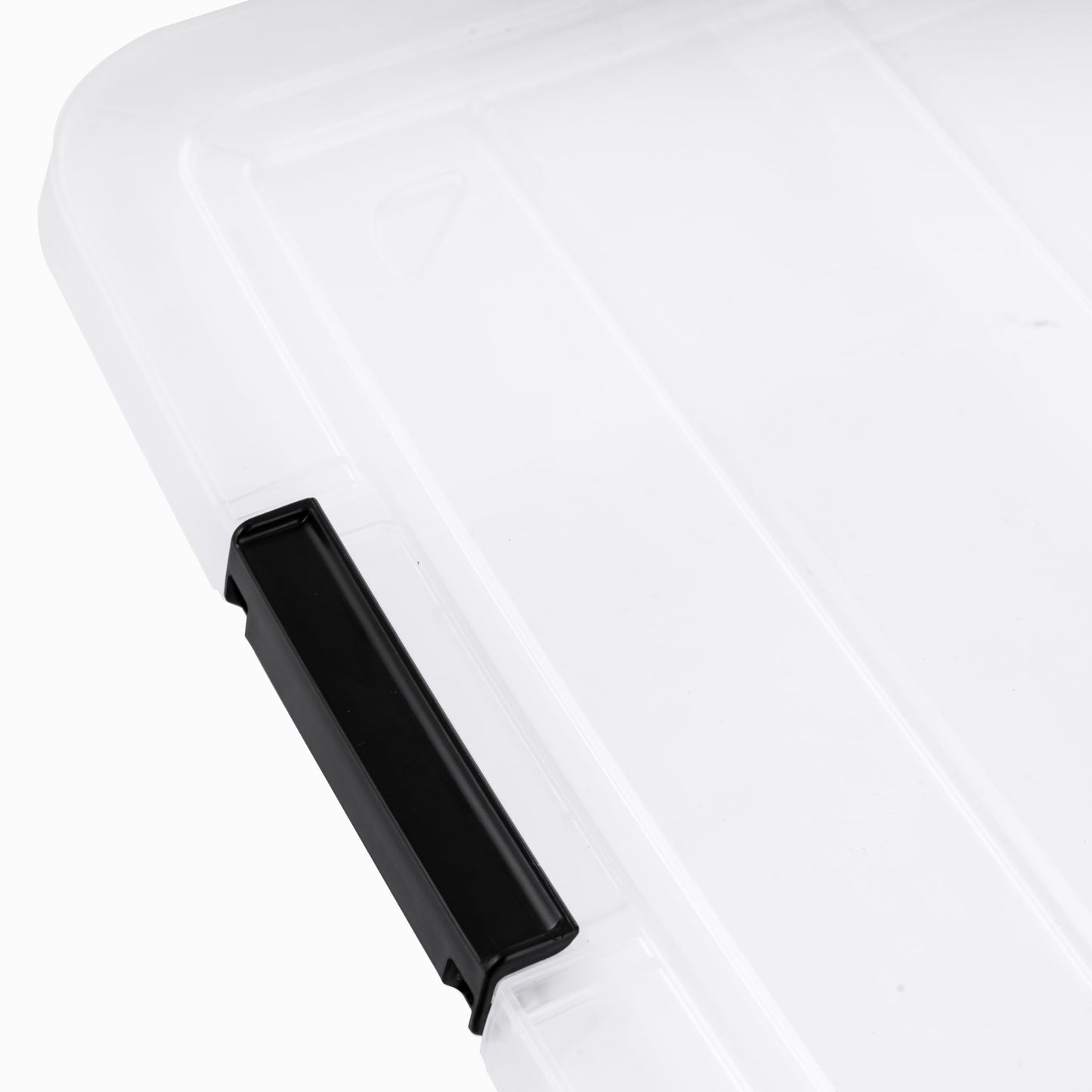IRIS USA 6-Pack Clip Box with Latching Lids, 18 Quart Craft Storage Bins, Art & Writing Supply Containers for Home, Office & Classroom Organization