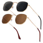 B6 (2 Pack) Gold/Grey + Gold/Brown (Hexagonal)52 Millimeters