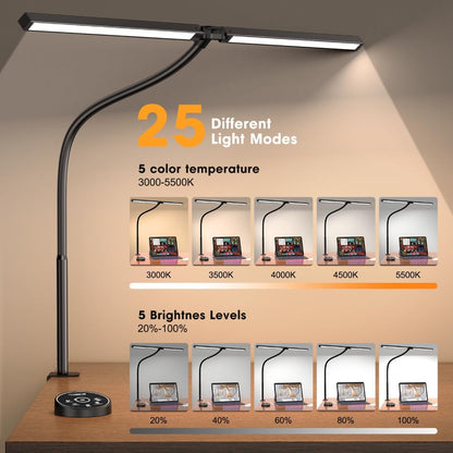 Pzloz Led Desk Lamp Review: A Versatile and Eye-Friendly Lighting Solution