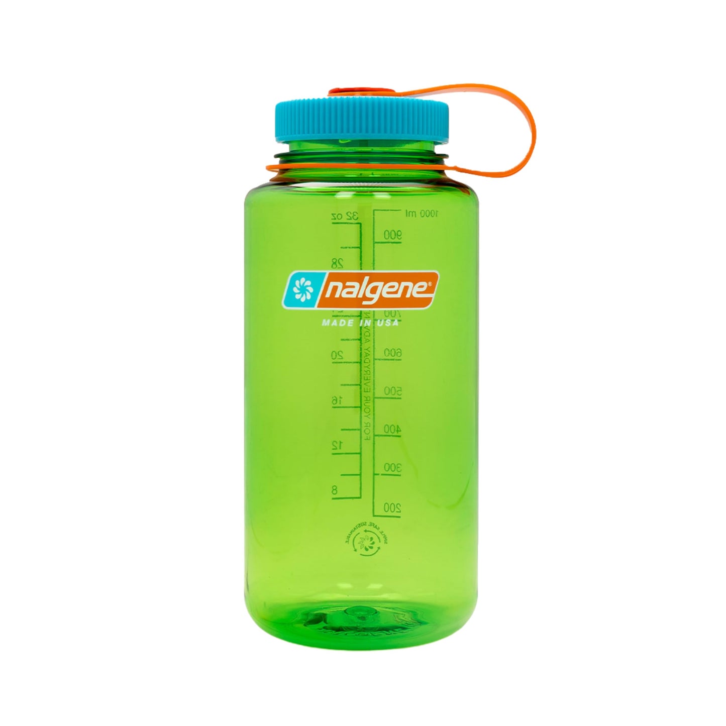 Nalgene 32 oz Wide Mouth Water Bottle | BPA-Free, Durable & Leak Proof, Lightweight Bottle for Hiking & Gym, Work & Travel