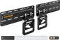 Perlegear Ultra Slim TV Wall Mount 0.3” Low Profile, Compatible with 43”- 86” Flat TV, Neo QLED, Frame TV, Flush Mount Flat Mount Bracket, Micro Gap, Holds up to 132 lbs, Blends Into Any Interior