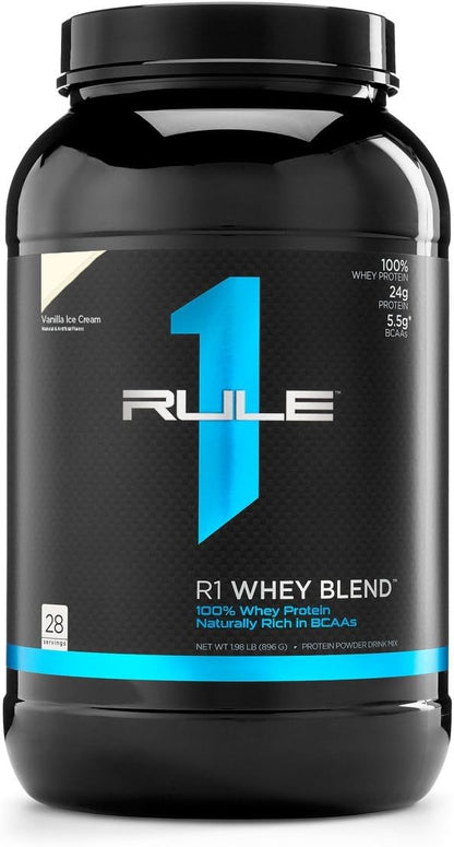 Rule1 R1 Whey Blend 68 Servings, Frozen Banana,, Frozen Banana 2.5 kilograms
