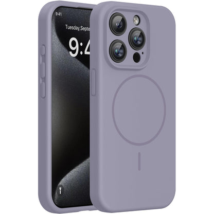 Miracase Magnetic for iPhone 17 Pro Case, Compatible with MagSafe, Integrated Silicone Camera Control Cover, 3.0mm Thicken Shockproof Drop Protection Phone Case for 17 Pro,Dark Blue
