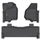 GINOWY-Floor Mats for Toyota 4Runner 1996-2002,1st+2nd Row,TPE All Weather Car Mats Custom Fit Rubber Floor Liners Car Accessories for Toyota 4Runner