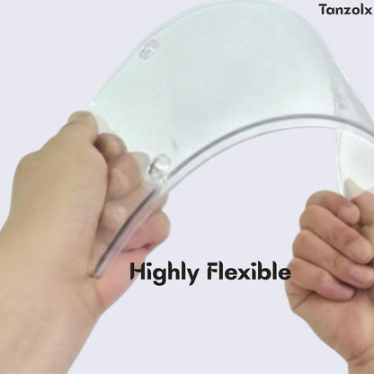 2-Pack Clear License Plate Cover, Unbreakable Bubble Shield for US/Canada Car Tag, UV Protection, Heavy Duty License Plate Protector, Universal Fit (Screws Included)