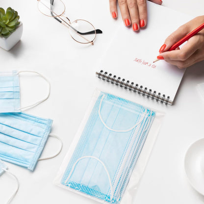 Aubeco 5x7 Zoll 240 Stück selbstklebende, transparente Cellophanbeutel, Klebebeutel für Kekse und Leckereien zum Selbermachen, für kleine Produkte, Lebensmittel und Geschenkverpackungen