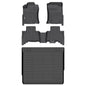 GINOWY-Floor Mats for Toyota 4Runner 1996-2002,1st+2nd Row,TPE All Weather Car Mats Custom Fit Rubber Floor Liners Car Accessories for Toyota 4Runner