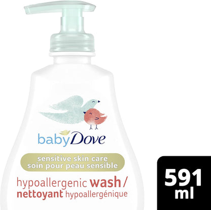 Baby Dove Tip to Toe Waschgel Sensible Feuchtigkeit hypoallergen und parfümfrei 591 ml