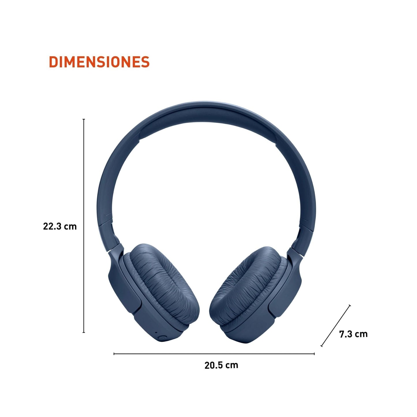 JBL Tune 520BT - Kabellose On-Ear Kopfhörer, bis zu 57 Stunden Akkulaufzeit und Speed Charge, leichtes, bequemes und faltbares Design, Freisprechanrufe mit Voice Aware (Schwarz)