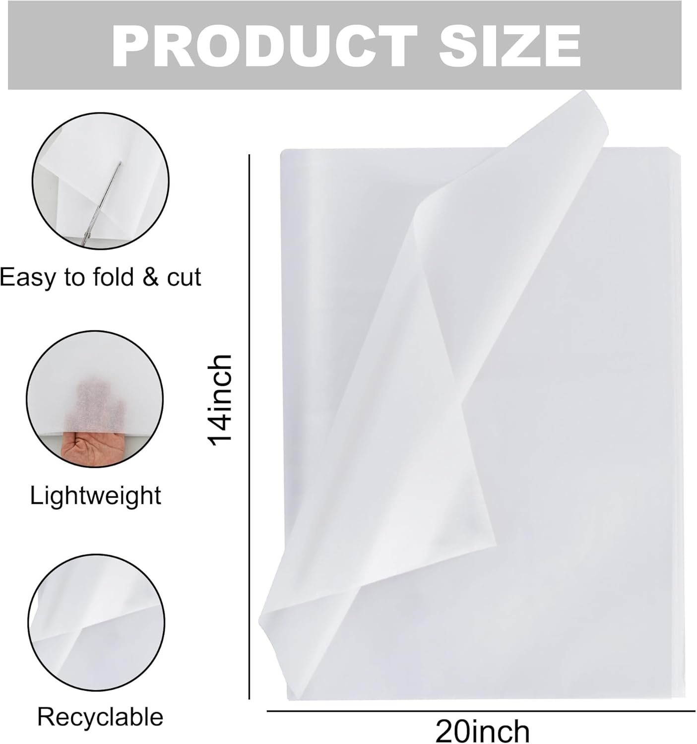 100 Blatt Seidenpapier Salbeigrün 35x50cm Geschenkpapier Seidenpapier Großpackung für DIY-Projekte Geschenktüten Geschenkverpackungen Hochzeiten Valentinstag Ostern Weihnachten und Geburtstagsfeiern Basteln
