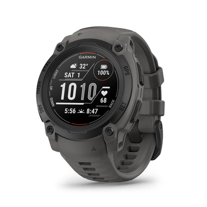 Garmin Instinct® 3 45mm, AMOLED Display, Rugged Outdoor GPS Smartwatch, Metal-Reinforced Bezel, Built-in Flashlight, Up to 18 Days of Battery Life, Black