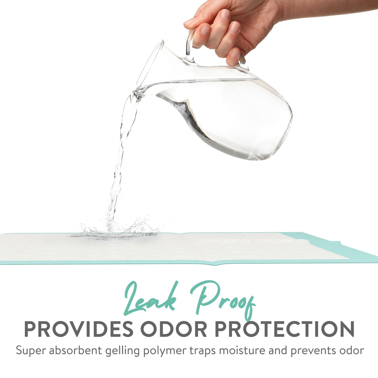 Inspire Super Absorbent Disposable Bed Pads for Chronic Incontinence Ultra Thick and Absorbent Bed Pads Disposable Adult | Pee Pads for Adults (36" X 36" Pack of 50) XX Large