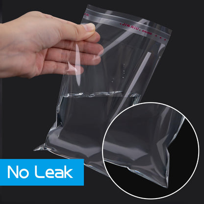 Aubeco 5x7 Zoll 240 Stück selbstklebende, transparente Cellophanbeutel, Klebebeutel für Kekse und Leckereien zum Selbermachen, für kleine Produkte, Lebensmittel und Geschenkverpackungen