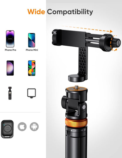 EUCOS 62" Phone Tripod: A Game-Changer for Smartphone Photography