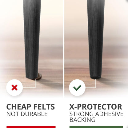 Felt Pads X-PROTECTOR - Giant 235 Pack Premium Furniture Pads. Huge Quantity Felt Furniture Pads Wood Floor Protectors for Furniture Feet – Best Hardwood Floor Protectors. Protect Your Wood Floors!