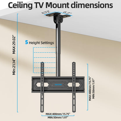 USX STAR Corner TV Wall Mount Long Arm TV Mount Bracket for 37-84 Inch TVs, Full Motion TVs Wall Mounts with 32” Articulating Arms Extension & Tilt & Swivel, Max VESA 600x400mm, Holds up to 100 lbs