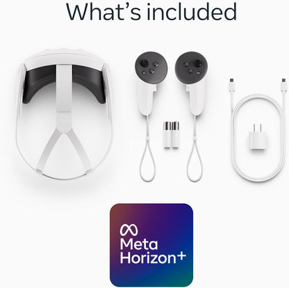 Meta Quest 3S 128GB | VR Headset — Thirty-Three Percent More Memory — 2X Graphical Processing Power — Virtual Reality Without Wires — Access to 40+ Games with a 3-Month Trial of Meta Horizon+ Included